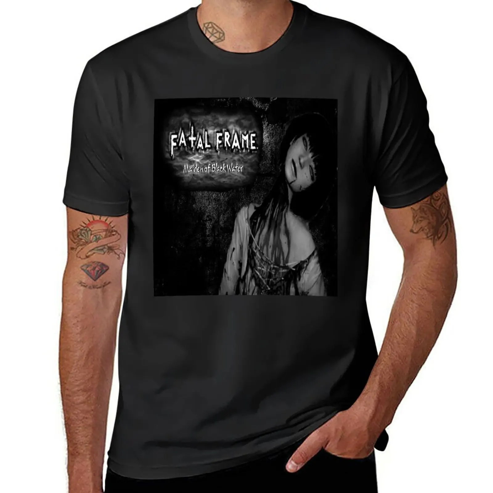 New Fatial Frame - Maiden Of Black Water T-Shirt Abbigliamento Vintage Summer Top Designer T Shirt Uomo
