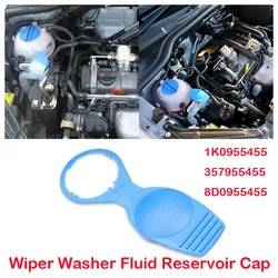 Universal Front Windshield Washer Fluid Reservoir Cap (Blue)