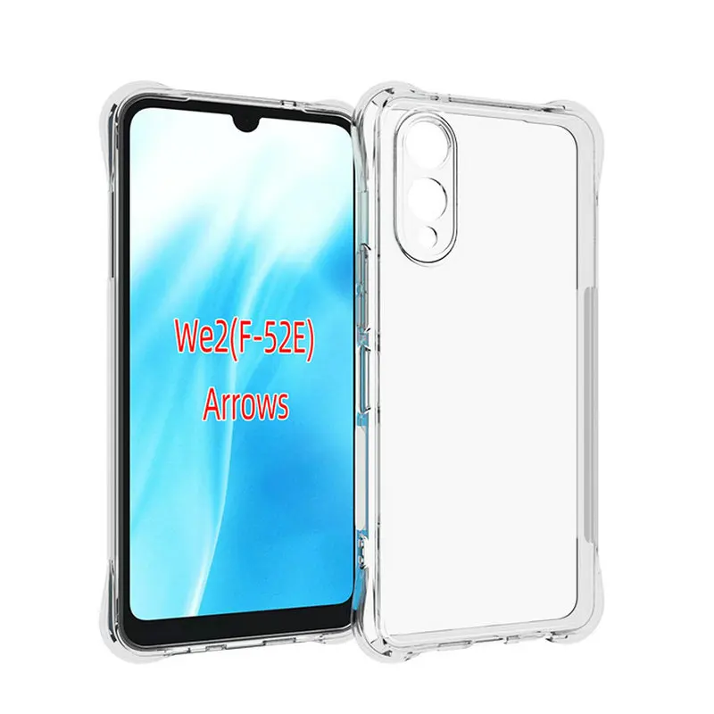 High-Quality Anti-Shock HD Clear TPU Gel Phone Case, Transparent