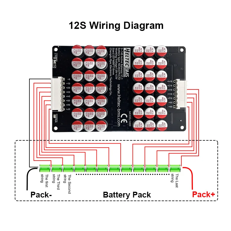 5A battery cell balance module 4s 3S 5S 6S 7S 8S 12S 13S 16S 20S 21S for Ternary