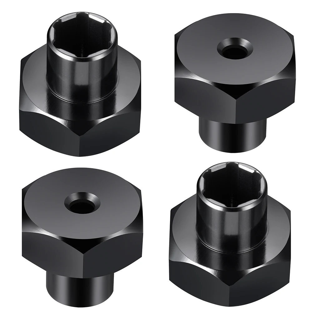 AXspeed 4 Mozzi Ruota Esagonali In Ottone 12mm Offset Per Axial SCX10 III Capra AXI03007 - 5mm, 7mm Spessore - 2