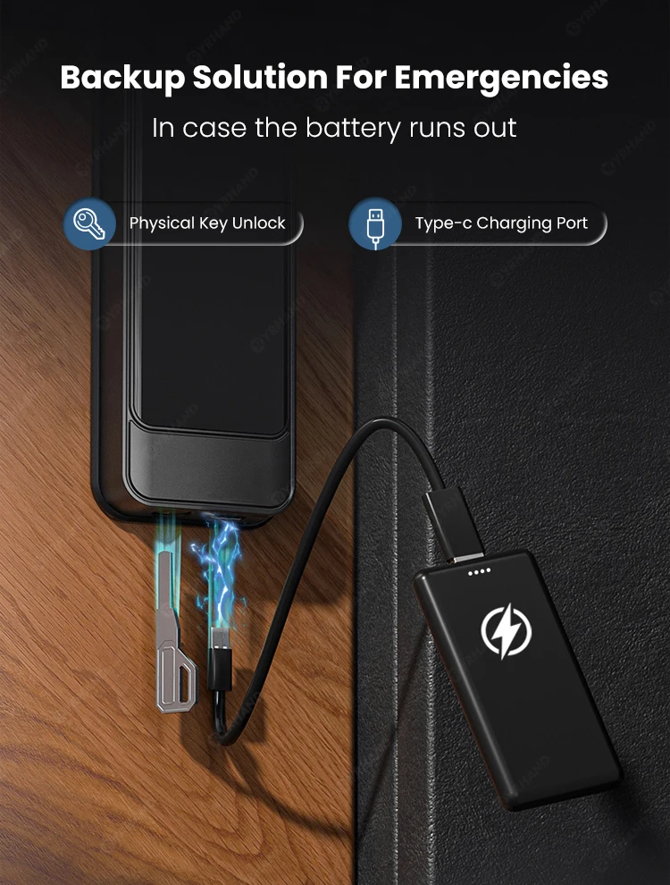 Ttlock App 3D Face Recognition Digital Door Camera Fingerprint cerradura intelig