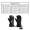Three-finger Ski Gloves Windproof Waterproof Wear-resistant Warm Gloves Built-in Wrist Guards Velvet Winter Motorcycle Gloves 6