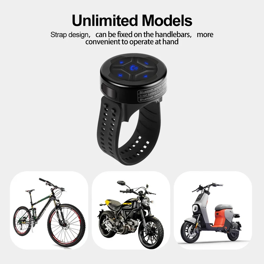 Bluetooth 5.0 Smart Wireless Remote Control Waterproof Media Controller Universal for Helmet Earphone Motorcycle Bike Handlebar wireless remote control,wireless remote controller,wireless media remote,wireless media controller,media remote controller
