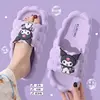 Sanrio Hello Kitty Anime Slippers Kuromi Women Indoor Slippers Comzy Anti-Slip House Flat Slipper Couples Slides Spring Summer 1