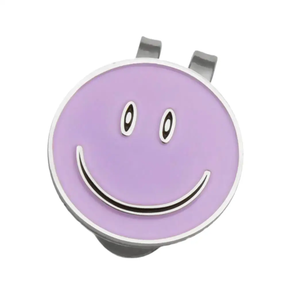 Smile Golf Ball Marker Magnetic Golf Hat Clip for Golfers and Occasions