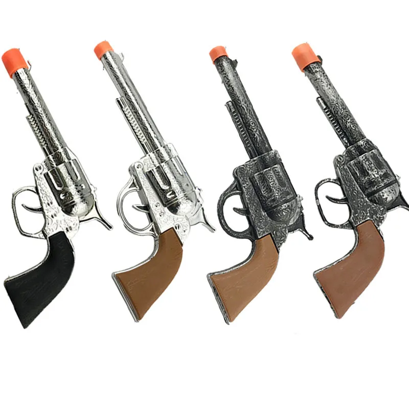Cosplay Western Cowboy Gun Props Children Toy Gun Model Dress Up Jewelry Accessories Plastic Party Halloween Props cowboy gun toys