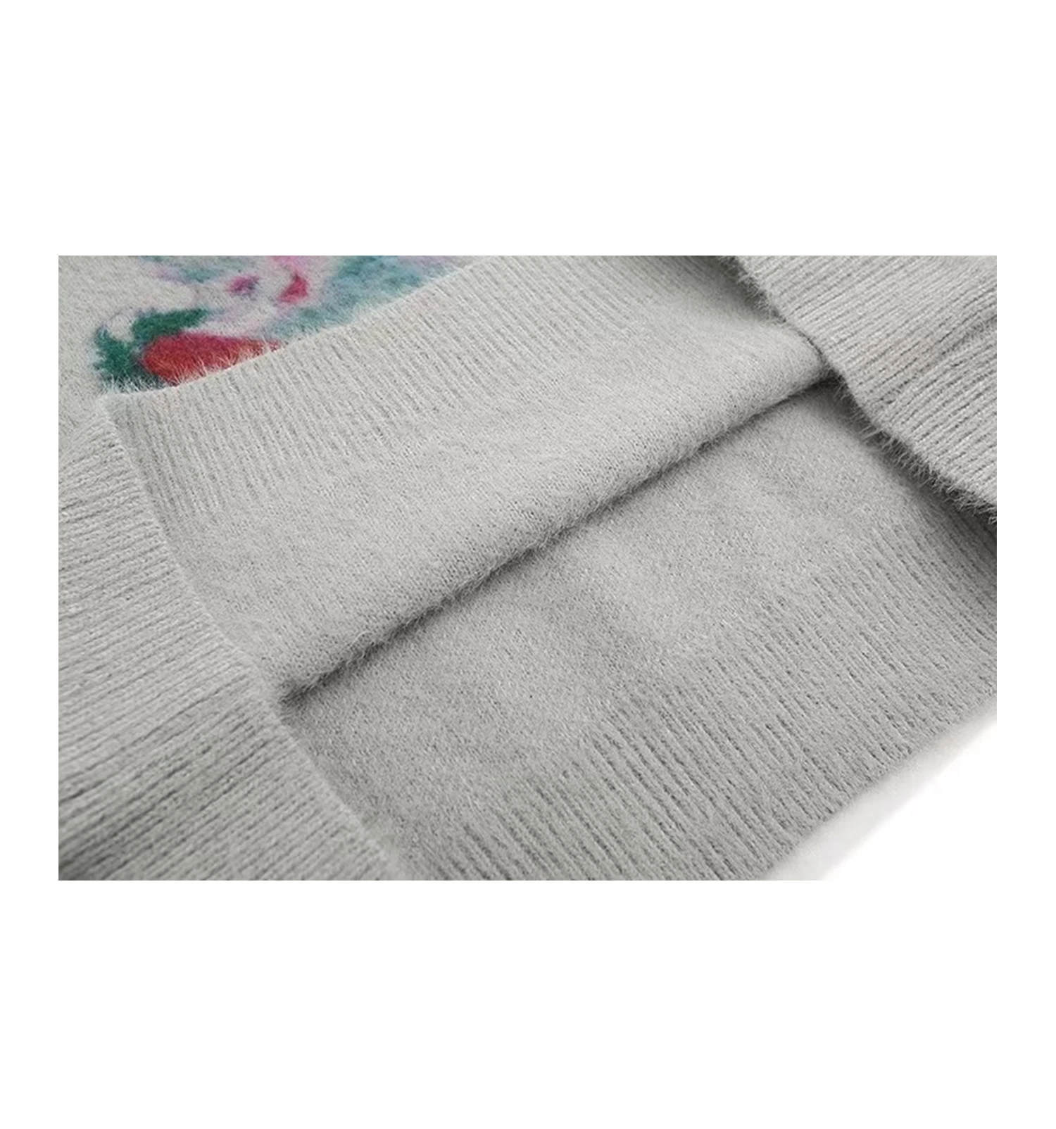 2024 Korean Women Sweater Streetwear Autumn Cotton Casual
