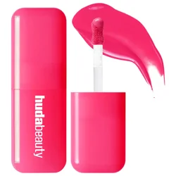 Radiant Multicolor Glossy Lip Oil and Plumper - Shimmering Shine (Intense Guava)