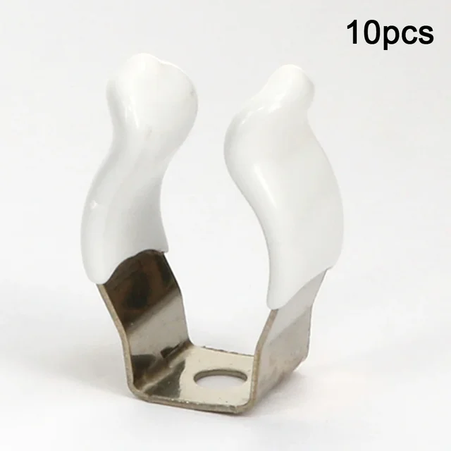 10pcs Clamps Pipes Clamp Spring Terry Clips 10/12/16/19/25/28mm Base Tool Clips Heavy Duty Pipes Clamp Holders Tube Fixing Clips 3