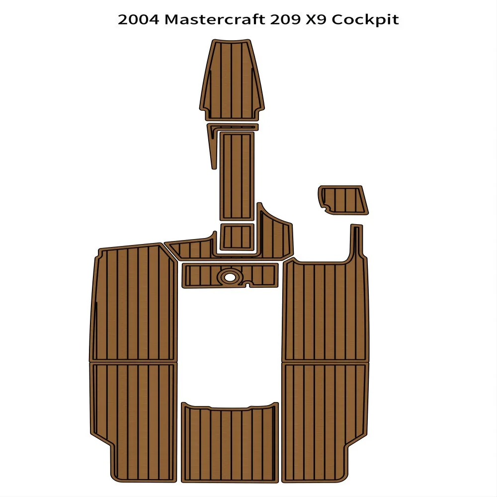 

2004 Mastercraft 209 X9 Подушка кабины лодки EVA пены искусственный Тиковый напольный коврик SeaDek маринемат Gatorstep стильный самоклеящийся
