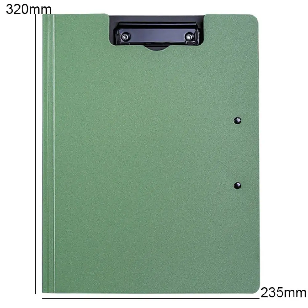 A4 Frosted File Folder Creative Clipboard Writing Pad Memo Clip Board Double Clips Test Paper Storage Organizer School Supplies writing clipboard
