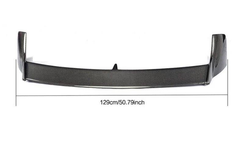 For Porsche Cayenne 985.2 GTS S 2015 2016 2017 Real Carbon Fiber Spoiler High Quality Rear Wing Trunk Door Top Roof Splitter - - Racext 25
