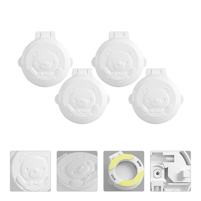 Couvercle de protection pour bébé, couvercle de sécurité pour cuisinière à  gaz, bouton de four, couvercle de cadenas, protecteur de serrure,  accessoires de cuisine pour enfants avec ruban auto-adhésif