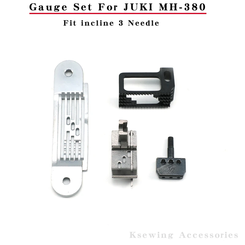 

MH-380 Gauge Set For JUKI Three Needle Chain Stitch Sewing Machine Accessories Fit incline 3 Needle