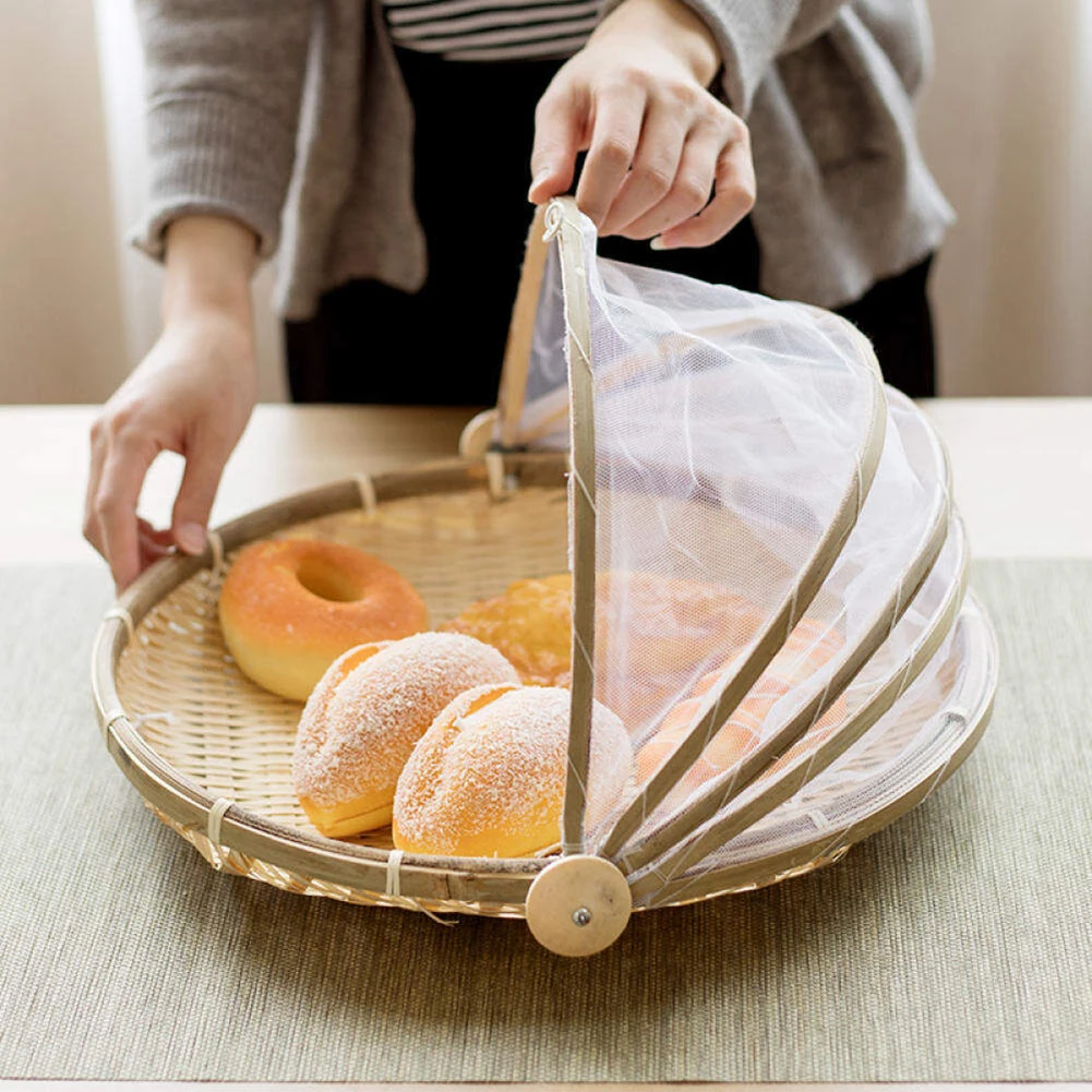 Bamboo Mesh Food Basket 6