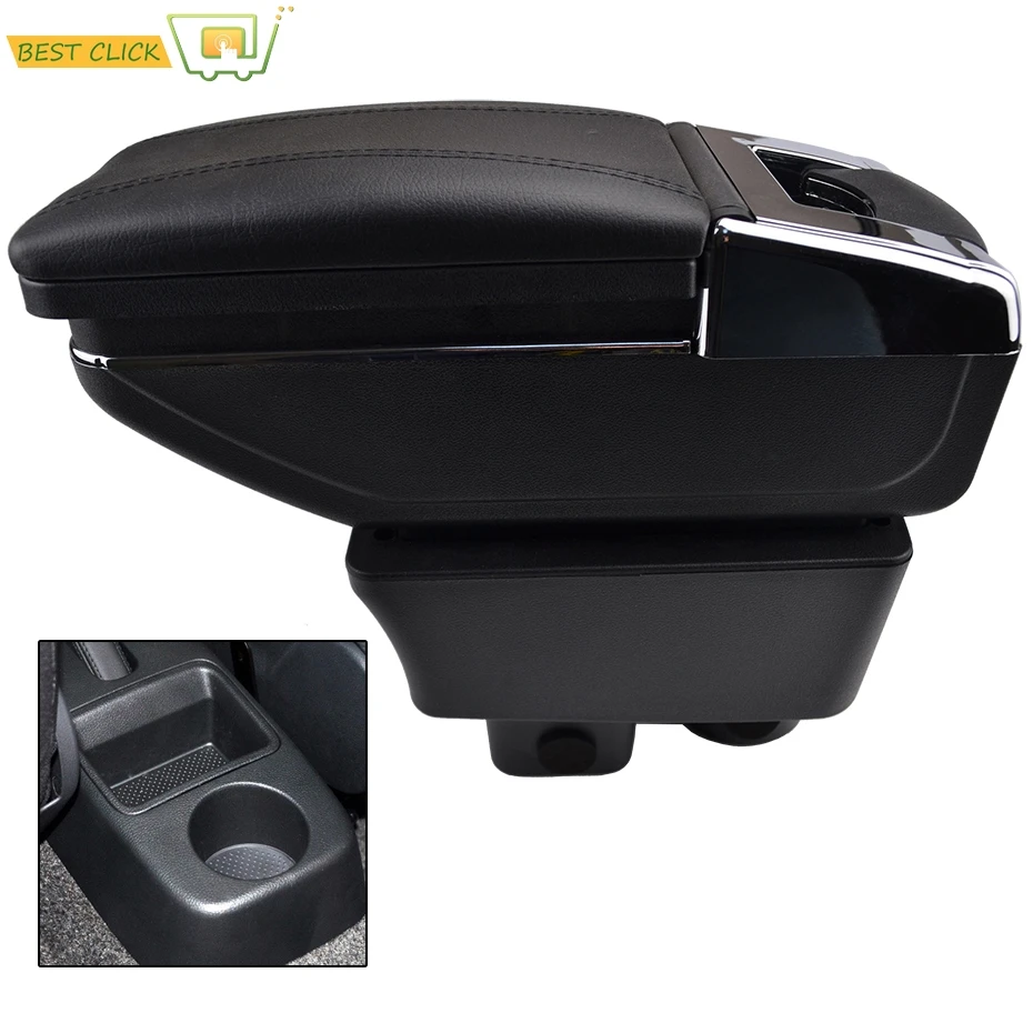 Armsteunen : Armsteun Skoda Fabia II of Roomster zwart stof Armsteunen : Armsteun Skoda Fabia II of Roomster zwart stof