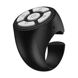 Wireless Bluetooth Rechargeable Scrolling Ring Controller (Black B)