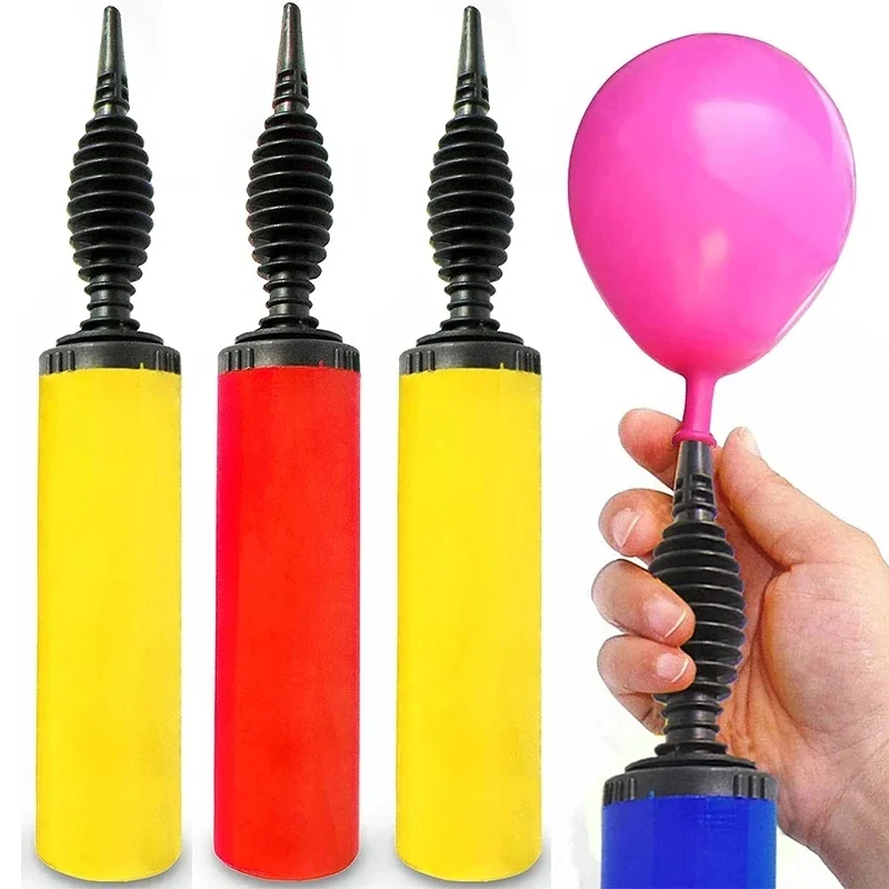 Balloon Pump for Foil Latex Balloons Hand-push Balloon Inflator
