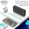 New 20000mAh Large Capacity Power Bank Fast Charging External Battery Comes with 4-Wire Charger LED Display Portable Power Bank 2