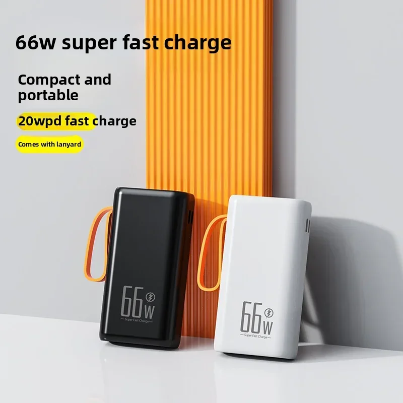 20000mAh Power Bank PD66W Super Fast Charging Portable Charger External Battery Pack Travel for Samsung Xiaomi IPhone Huawei 2
