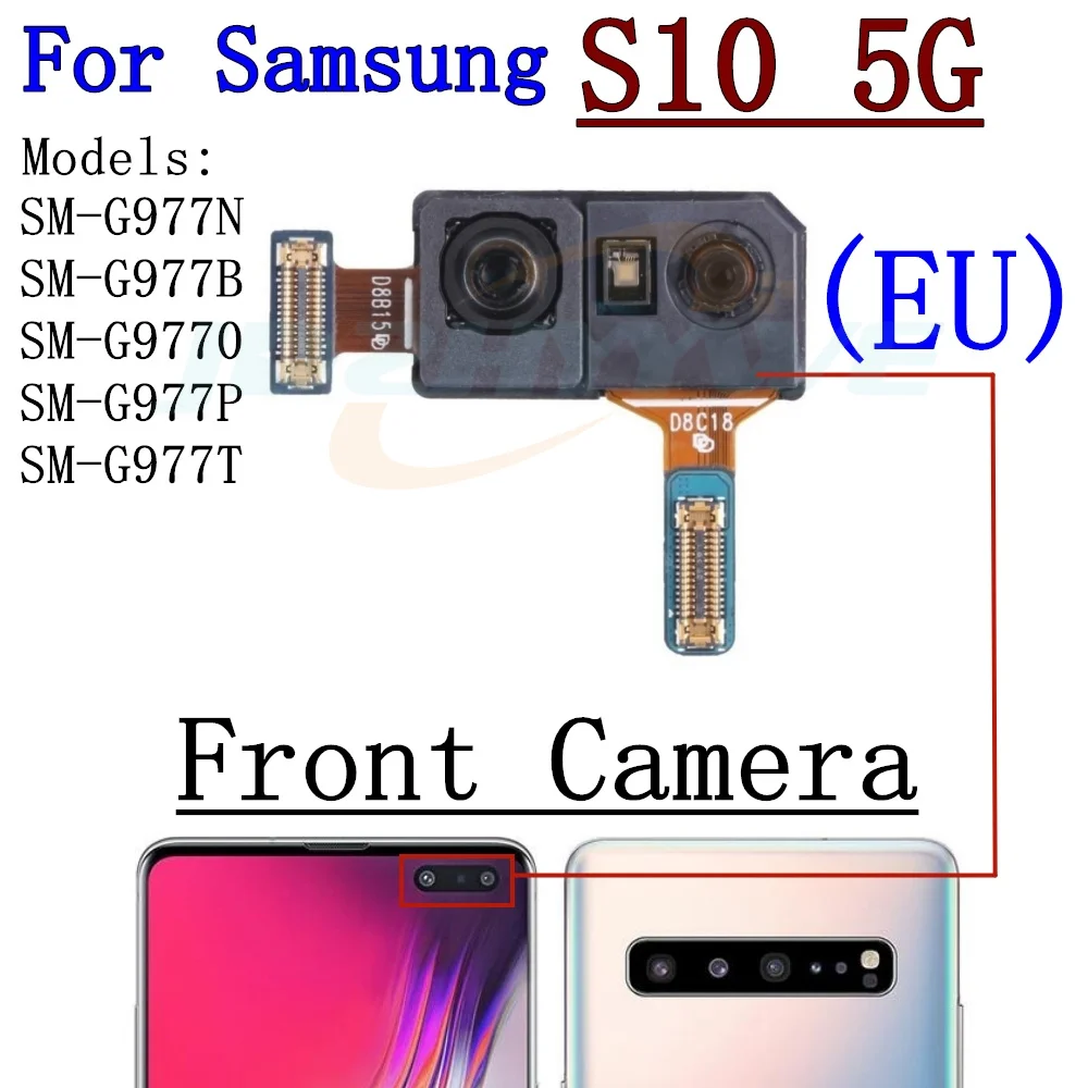 High-Quality Front and Rear Camera with Flex Cable