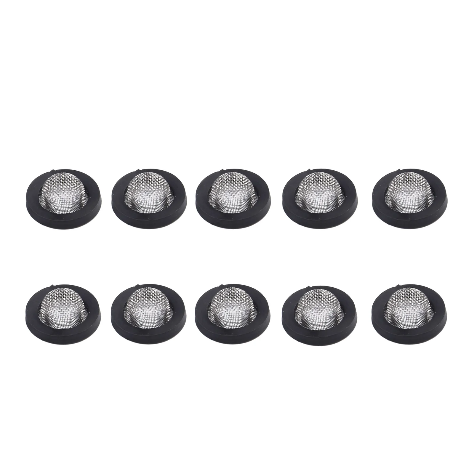 10pcs Pressure Washer Filters 1/2inches Mesh Replacement Parts Home Garden Shower Hose Silicone Rubber Washers Filter