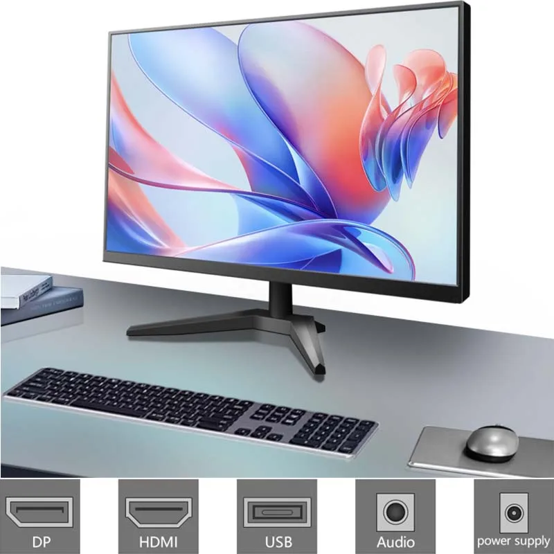 24 인치 PC 모니터 165Hz IPS 1080P 1MS 응답 디스플레이 FHD 데스크탑 게임용 컴퓨터 디스플레이, 평면 패널 화면 DP HDMI 호환