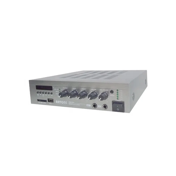 

Commercial Audio 60W Mini Amplifier PMS-1060D With MP3 USB Mixer Amplifier