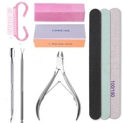 Enhanced Nail Art & Manicure Kit with Tools and Accessories (9pcs)