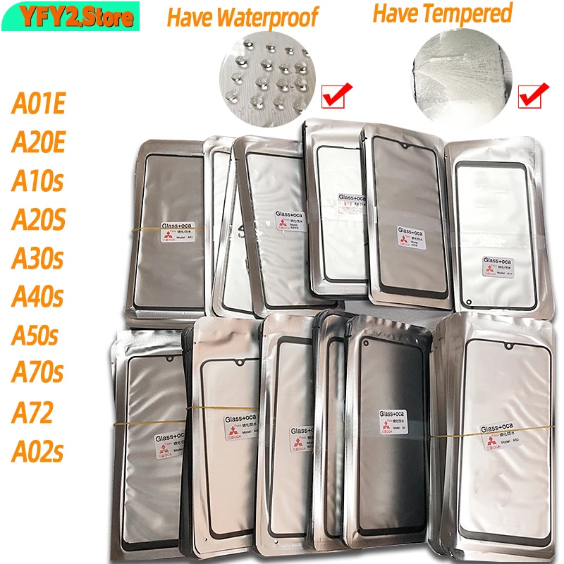 10Pcs Aaa Glass + Oca Lcd Lente Esterna Anteriore Per Samsung Galaxy S22 S20 S21 Fe Plus S10E S10 Note10 Lite Pannello Touch Screen