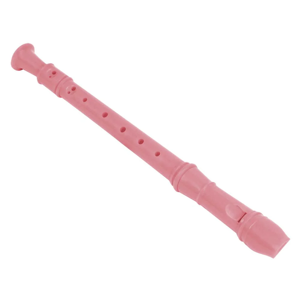 

ABS Descant Recorder Flute Beginner Children Music Playing Wind Instruments (Pink)