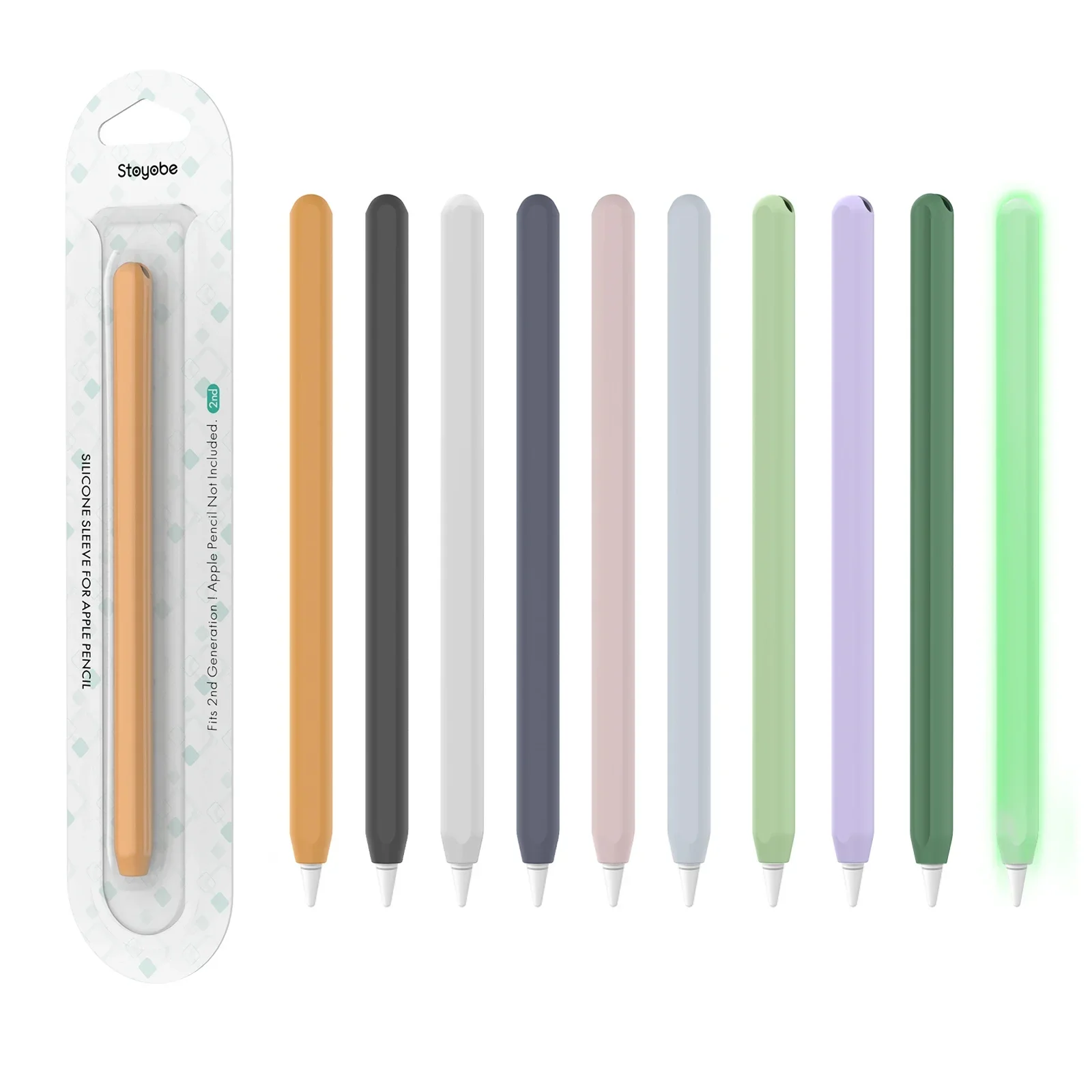 Per Apple Pencil 2 Custodia Protettiva Custodia Morbida In Silicone 2Nd Gen Tablet Pencil Portable Touch Stylus Pen Pouch Per Apple Pencil 2