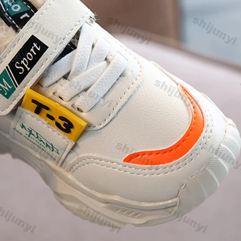 Children Winter Cotton Shoes Girls Plush Thickened Anti-skid Shoe Boys Warm Sneakers Baby Soft Comfortable Winter Toddler Shoes baby shoes children sports shoes