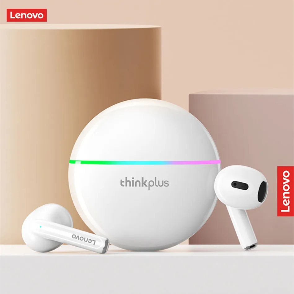 10.41€ 73% OFF|Original Lenovo XT97 TWS Kopfhörer Drahtlose Bluetooth 5,2 Sport Noise Reduction Kopfhörer Touch Control Bunte Licht Earbuds| | - AliExpress