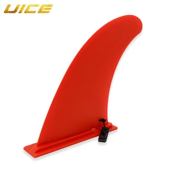 Czerwony 9 quot SUP Fin wymiana Quick Release Slide w środkowej płetwie do nadmuchiwanej Paddleboard tanie i dobre opinie UICE Unisex CN (pochodzenie) RA039