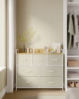 SONGMICS 7 ящиков промышленный стиль металлическая рамка комод