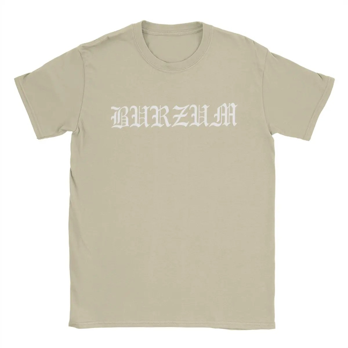 Burzum Logo Men T Shirt Vintage Tee Shirt Short Sleeve Crew