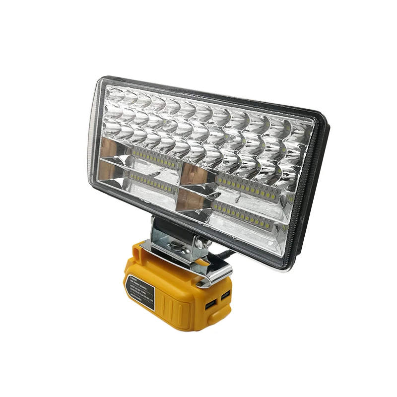 

Car LED Working Lamp 60W 5A Converter Adapter USB Charger For DeWalt 20V 18V Lithium Battery 12V DC Output Electrical Appliances