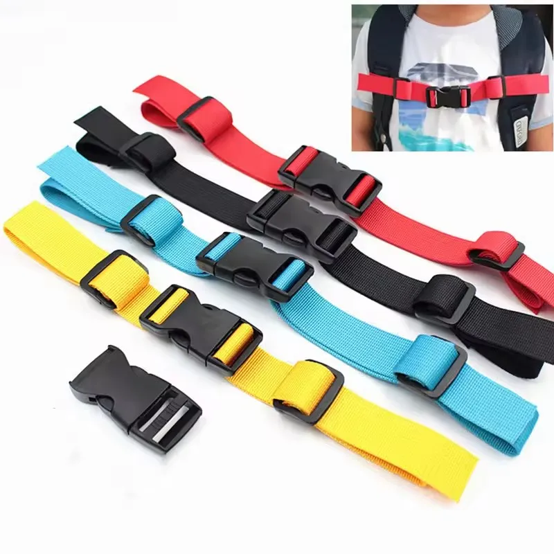 Bag Straps Backpack Chest Bag Strap Harness Adjustable Shoulder For Bag Outdoor Camping Tactical Bags Accessories For Backpack