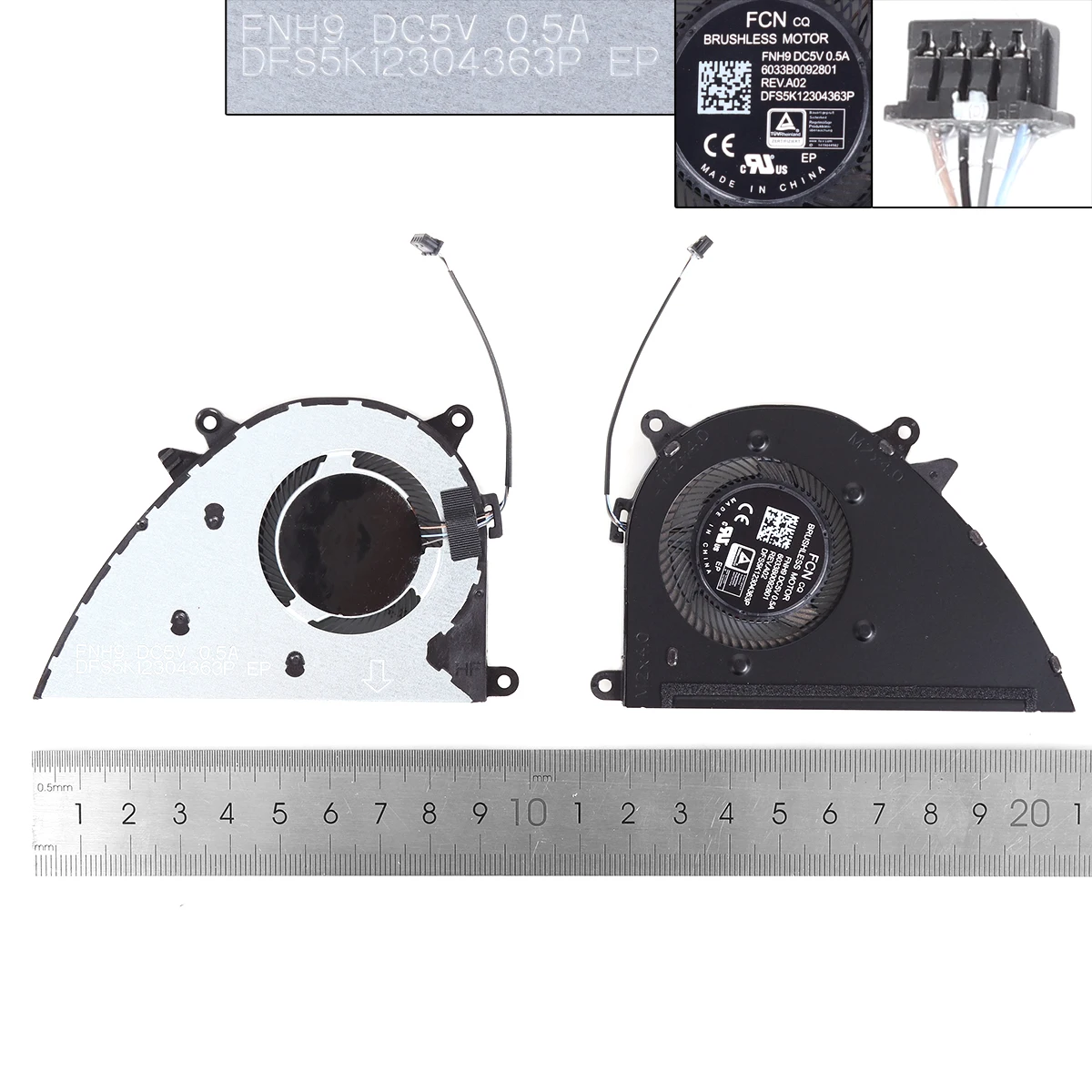 Ventola Di Raffreddamento Per Laptop Per Hp Probook 470 G8 G9 Envy 17-Cn 17-Cp 17-Dn