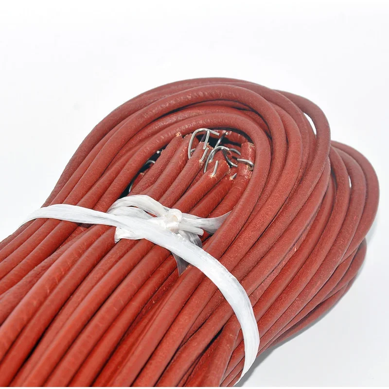 1Pcs/180cm Leather Belt Treadle Parts with Hook for Sewing Machine 4.8mm 5mm 6mm Household Home Old Sewing Machines Accessory