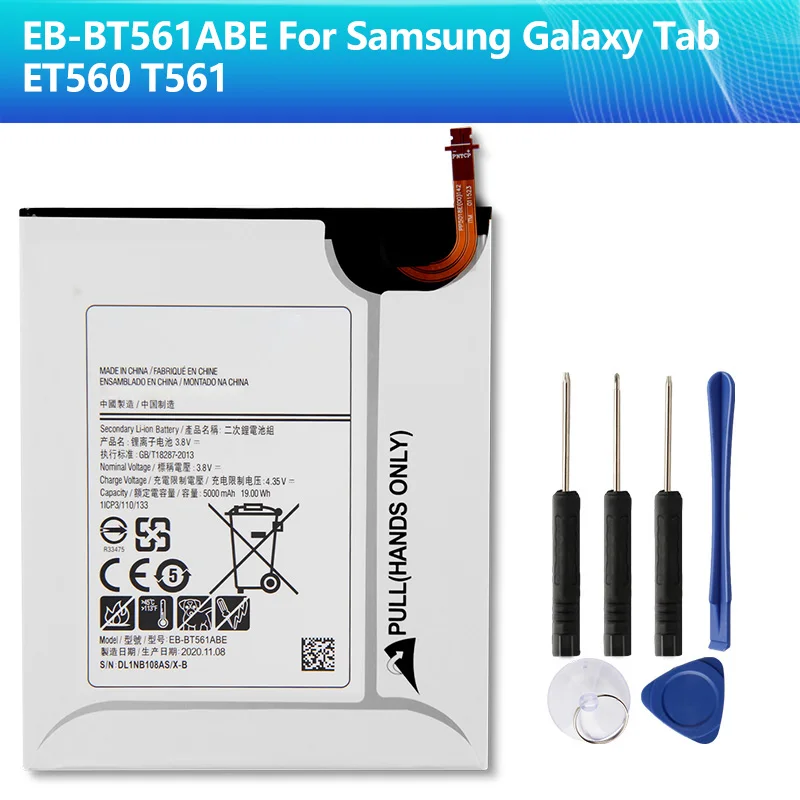 Replacement New Battery Eb-bt561abe Eb-bt561aba For Samsung Galaxy Tab E  T560 T561 Sm-t560 Tablet Battery 5000mah - Mobile Phone Batteries -  AliExpress