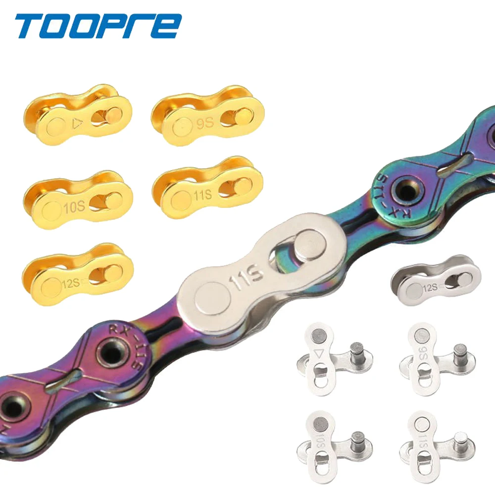 8/9/10/11/12 Speed Bicycle Chain Connector Quick Link Lock Road Bike Joint Magic Buckle Master Bicycle Cycling Part Silver