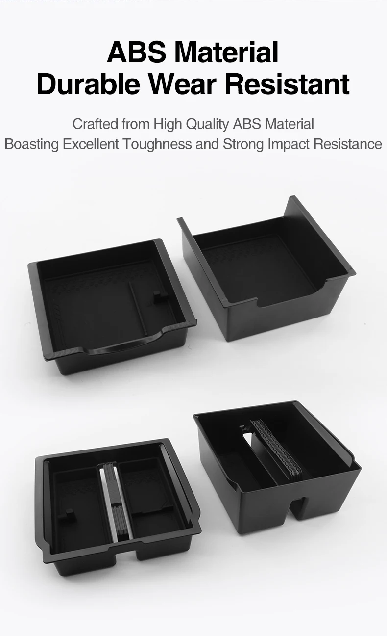 For Tesla New Model Y 2025 2026 Launch Juniper Model Y L Center Console Armrest Upper&Lower Storage Box Water Cup Mat Organizer