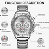 LIGE Luxury Man Wristwatch Waterproof Luminous Chronograph Watch for Men Stainless Steel Men's Quartz Watches Reloj Hombre+Box 5
