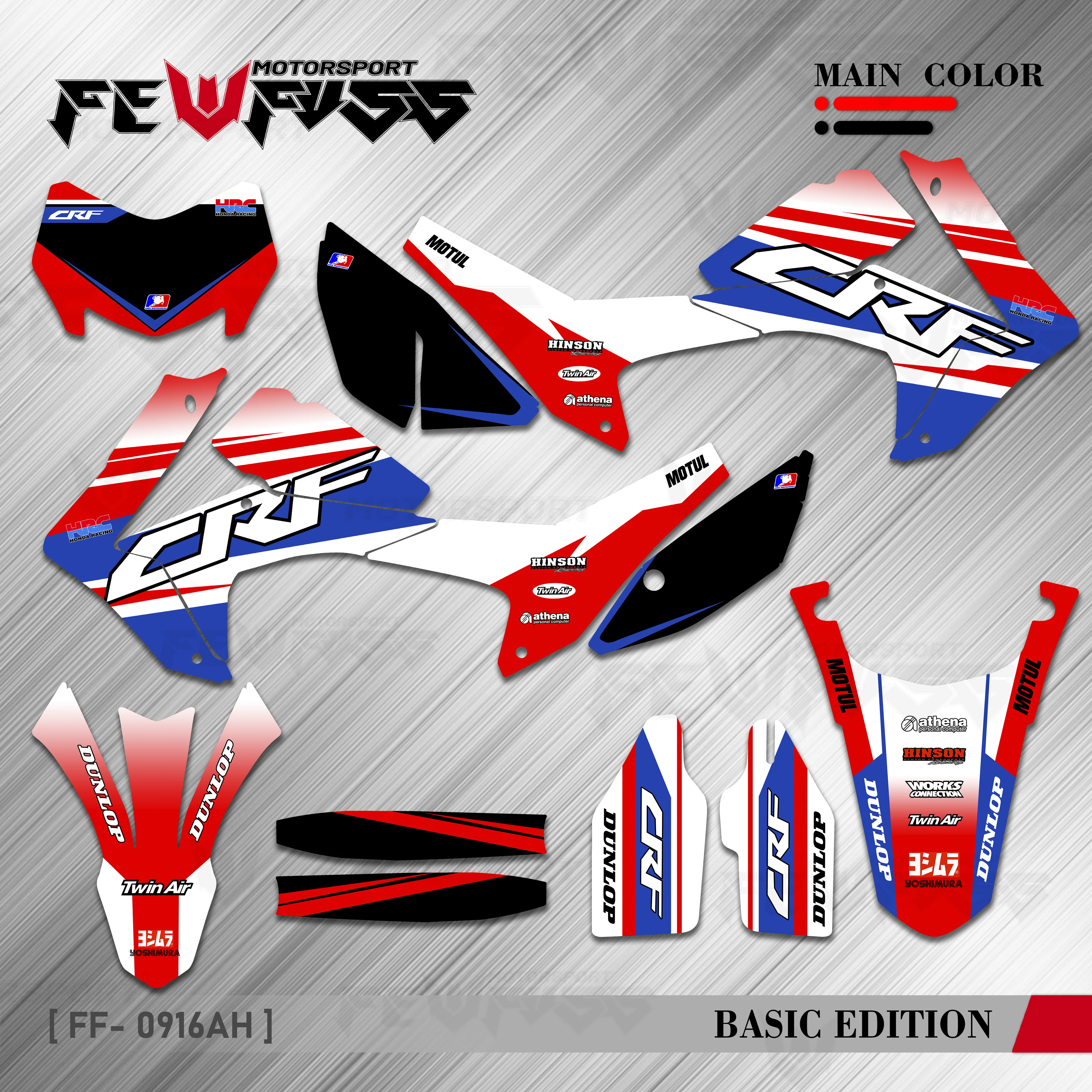 

FEWFUSS For HONDA CRF250L CRF 250L 2012 2013 2014 2015 2016 2017 2018 2019 2020 Graphics Decals Stickers Motorcycle Background