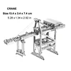 3D Metal Puzzler Engineering vehicle CRANE model KITS Assemble Jigsaw Puzzle Gift Toys For Children 1