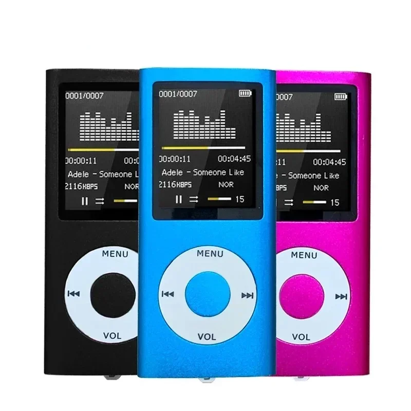 MP4 Player FM Radio Card Portable 1.8 LCD Support Music Video Media Color Screen