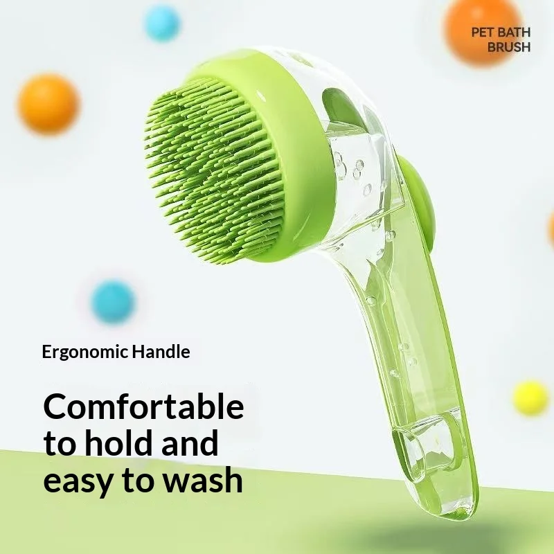 Pet Bath Brush – front view